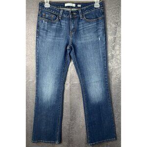 Womens 545 Levi Jeans Low Boot Cut Stretch Size 8M (30Wx32L)
